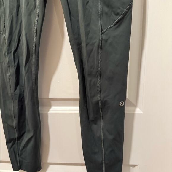 LULULEMON WOMENS FAST AND FREE HIGH-RISE TIGHT 25" SMOKED SPRUCE SZ 6 - Picture 6 of 12